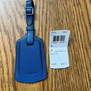 Coach luggage tag